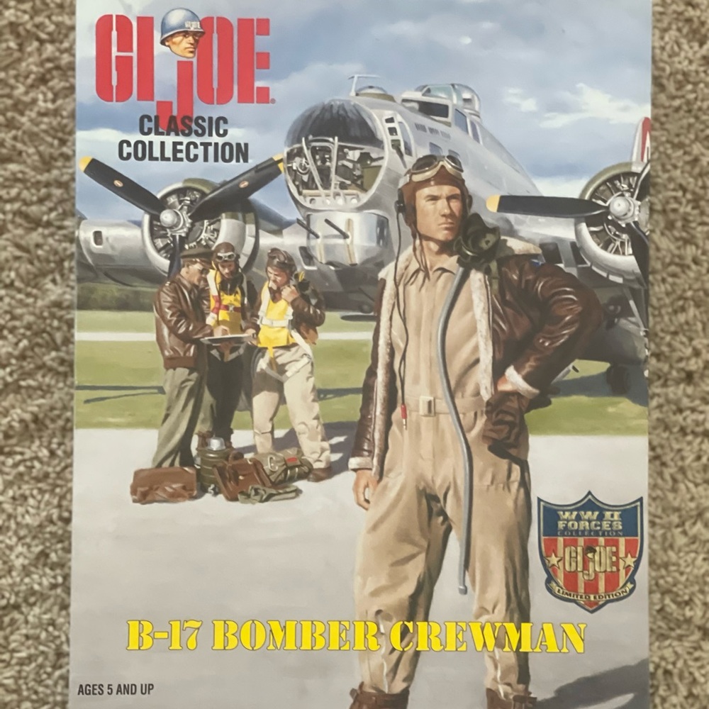 GI Joe Classic Collection B-17 Bomber Crewman (1997) Hasbro 12-Inch Figure